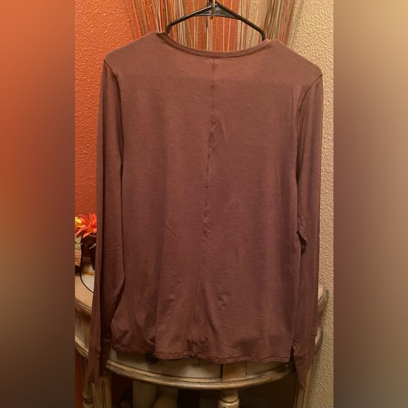 New- 2-piece Old Navy Women's LS Tee & Leggings Ultrabase Merino Wool - Brown - Picture 6 of 16